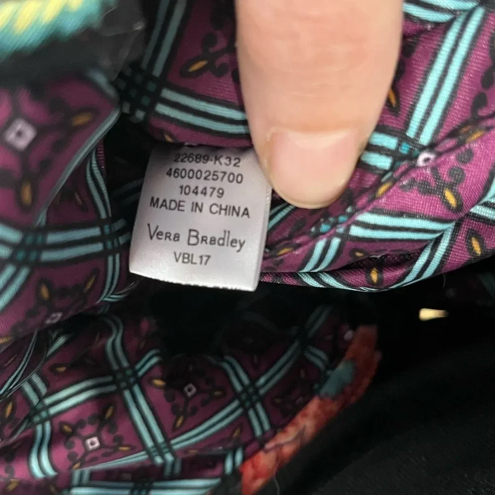 Vera Bradley‎ | Student School Vacation Travel Floral Backpack OS